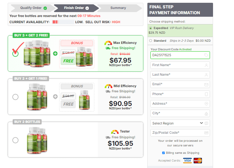 Smart Hemp Gummies Order Page